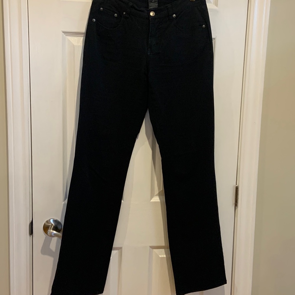 Lois Black stretch denim jeans. Low rise